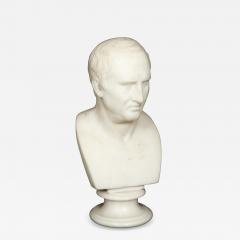 Italian Grand Tour Antique Marble Bust of Marcus Cicero 19th Century - 4618988