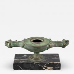 Italian Grand Tour Bronze Oil Lamp - 1921189