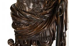 Italian Grand Tour Bronze Sculpture Augustus Prima Porta by Boschetti ca 1870 - 4617644