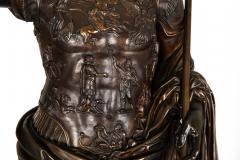 Italian Grand Tour Bronze Sculpture Augustus Prima Porta by Boschetti ca 1870 - 4617645