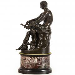 Italian Grand Tour Bronze Sculpture of Ludovisi Mars Ares after Antiquity - 4416577