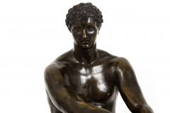 Italian Grand Tour Bronze Sculpture of Ludovisi Mars Ares after Antiquity - 4416579