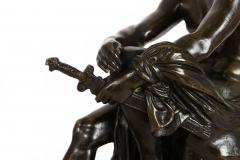 Italian Grand Tour Bronze Sculpture of Ludovisi Mars Ares after Antiquity - 4416581