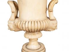Italian Grand Tour Carved Alabaster Urn - 4292581