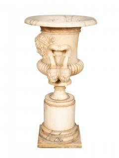 Italian Grand Tour Carved Alabaster Urn - 4292585