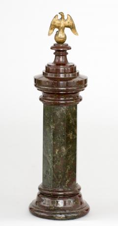 Italian Grand Tour Marble Column Circa 1880 - 1662731