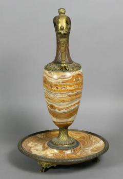 Italian Grand Tour Onyx and Bronze Ewer - 4128927