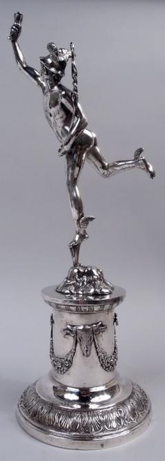 Italian Grand Tour Silver Giambologna Mercury Figure - 4341341