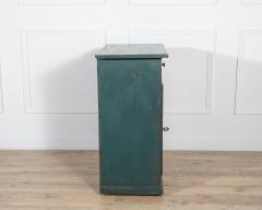 Italian Green Lacquered Bedside Table in Fir Wood Circa 1830 - 4381201