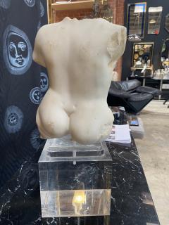 Italian Half Bust Woman Sculpture 1950s - 2349544