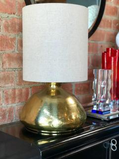 Italian Hammered Brass Table Lamp - 571807