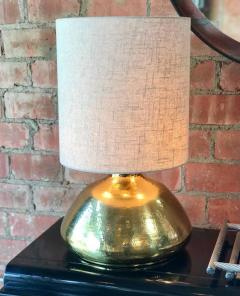 Italian Hammered Brass Table Lamp - 571810