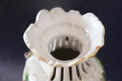 Italian Hand Painted Ceramic Vase by Bassano - 3519778