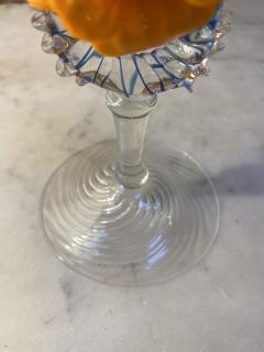 Italian Handcrafted Chalice in Blown Murano Glass 1970 - 2332778