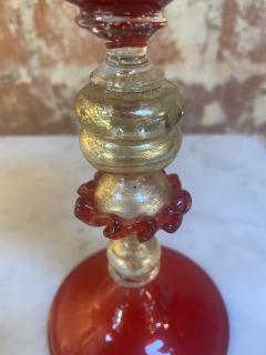 Italian Handcrafted Murano Red Glass 1970s - 2330163