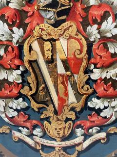 Italian Heraldic Crest 18th Century - 4613558