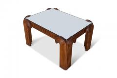 Italian Hollywood Regency Coffee Table with Mirror Top - 543307