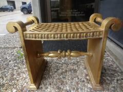 Italian Hollywood Regency Giltwood Bench - 3700167