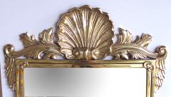 Italian Hollywood Regency solid brass mirror by Decorative Arts Inc  - 2063778
