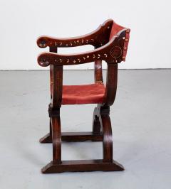 Italian Inlaid Folding Chair - 2871771