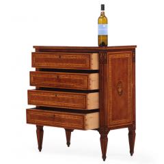 Italian Inlaid Four Drawer Commode C 1920 - 4731102