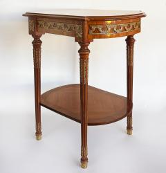 Italian Inlaid Side Tables with Bronze Mounts by Marconi Arte Pair - 4507387