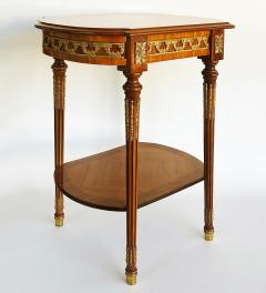 Italian Inlaid Side Tables with Bronze Mounts by Marconi Arte Pair - 4507393