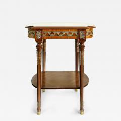 Italian Inlaid Side Tables with Bronze Mounts by Marconi Arte Pair - 4508263
