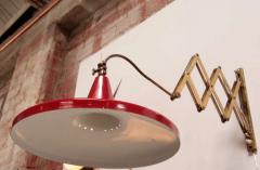 Italian Lacquered Metal Wall Light - 543576