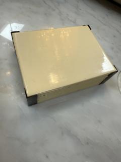 Italian Lacquered and Brass Box 1970s - 4304775