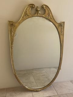 Italian Large Gilded Mirror circa 1940 - 4562061