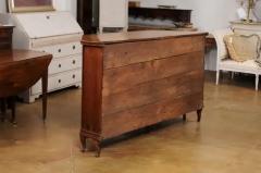 Italian Late 18th Century Cherry Sideboard with Four Doors and Canted Sides - 3538540