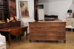 Italian Late 18th Century Cherry Sideboard with Four Doors and Canted Sides - 3538541