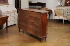 Italian Late 18th Century Cherry Sideboard with Four Doors and Canted Sides - 3538544