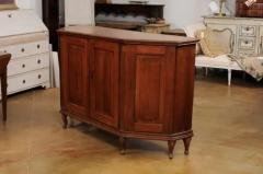 Italian Late 18th Century Cherry Sideboard with Four Doors and Canted Sides - 3538566