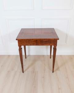 Italian Late 18th Century Tuscan Walnut Inlaid Table - 4611831