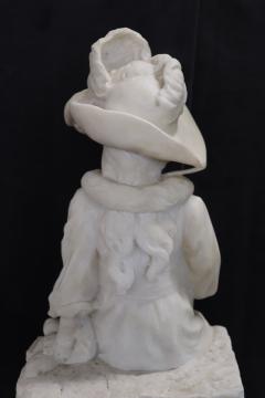 Italian Late 19th Century White Marble Antique Sculpture - 3874738