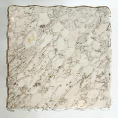 Italian Late 19th Early 20th Century Louis XVI Style Giltwood and Marble Table - 4507426