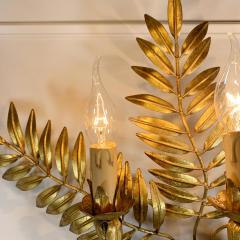 Italian Laurel Leaf Wall Light 1950s - 3098117