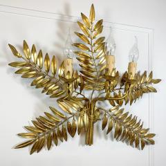 Italian Laurel Leaf Wall Light 1950s - 3098119