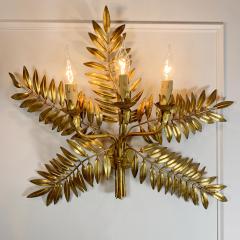 Italian Laurel Leaf Wall Light 1950s - 3098121