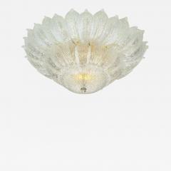 Italian Leaves Murano Glass Ceiling Light or Flush Mount - 2870462