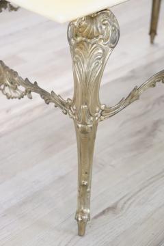 Italian Louis XV Style Coffee Table in Gilded Bronze with Onyx Top - 4142954