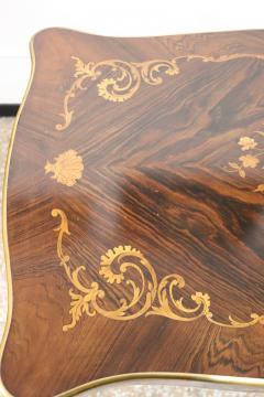 Italian Louis XV Style Inlaid Walnut Small Desk - 4195040