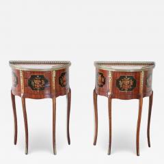 Italian Louis XV Style Pair of Nightstands or Bedside Tables - 4057267