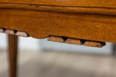 Italian Louis XVI 18th Century Walnut Console Table with Carved Fluted Legs - 4045258