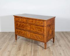 Italian Louis XVI Inlaid Commode with Floral Marquetry Late 18th Century - 4189745
