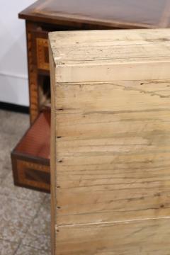 Italian Louis XVI Inlaid Walnut Antique Chest of Drawers Restored - 4143028