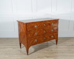 Italian Louis XVI Lombard Chest of Drawers in Cherry and Marquetry - 4381156