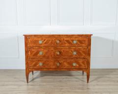 Italian Louis XVI Lombard Chest of Drawers in Cherry and Marquetry - 4381165